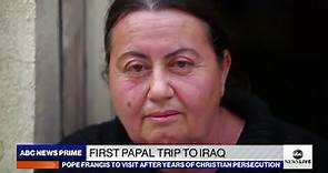 Pope makes 1st visit to Iraq