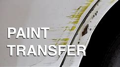 How to Remove Paint Transfer