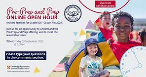 Somerset College - Pre-Prep and Prep School Open Hour - 9 September 2022