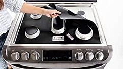 StoveGuard Stove Protectors for Samsung Gas Ranges | Custom Cut | Ultra Thin Easy Clean Stove Liner | Made in the USA | Model NX58J5600SGAA