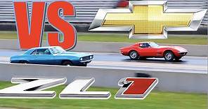 1969 Corvette 427 L88 vs 1969 Camaro 427 ZL1 | Factor Stock Drag Race