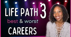 Life Path 3 Careers | BEST Careers for Life Path 3 | The Charismatic Creative 🎨🎭✨
