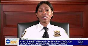 NYPD’s 1st female chief breaking barriers