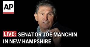 LIVE: Senator Joe Manchin in New Hampshire