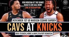 Knicks Tickets Center Court, $155! | Knicks vs Cavs | November 1st