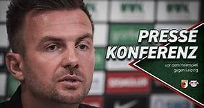 Pressekonferenz | FCA vs. Leipzig | Enrico Maaßen