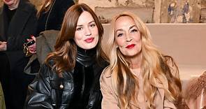 Georgia May Jagger, mom Jerry Hall step out for Paris Fashion Week