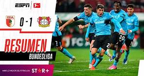 ¡EXEQUIEL PALACIOS ESTIRÓ EL INVICTO DEL LÍDER EN LA ÚLTIMA! | Augsburg 0-1 B. Leverkusen | RESUMEN
