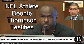 Aaron Hernandez Trial Day 17 Part 3 (NFL Athlete Deonte Thompson Testifies)