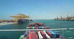 Cargo ship arrival at Jebel Ali Port | Dubai Port | Raikar Films