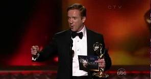 Damian Lewis wins Outstaning Lead Actor in a Drama Series at the 2012 Emmys (23 September 2012)
