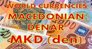 Macedonian denar MKD