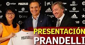 Prandelli presentado como nuevo técnico del Valencia