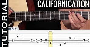 Como tocar Californication en guitarra acústica COMPLETO | Guitarraviva