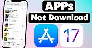 Can't download apps from App Store || How to Fix AppStore not downloading apps in iPhone & iPad