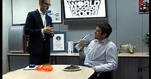 Most Jaffa Cakes eaten in one minute - Guinness World Records