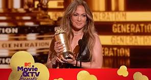Jennifer Lopez Receives Generation Award | 2022 MTV Movie & TV Awards