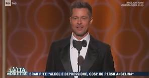 Brad Pitt: "Alcol e depressione, così ho perso Angelina " - La Vita in Diretta 05/05/2017