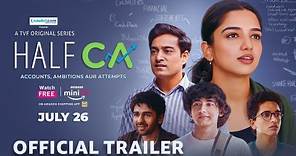 Half CA - Official Trailer | ft. Ahsaas Channa | TVF | Streaming FREE 26th July on Amazon miniTV