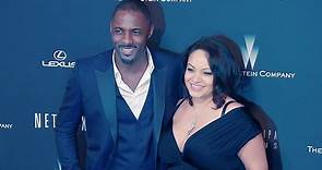 Idris Elba and Naiyana Garth arrive at Golden Globe after party
