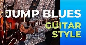 Jump blues guitar lesson | Swing blues melody for guitar