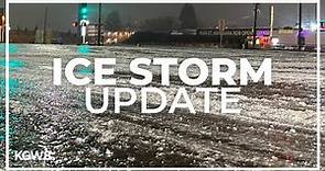 Portland ice storm morning update: Road conditions, school closures, weather forecast