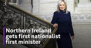 Sinn Fein's Michelle O'Neill becomes Northern Ireland’s first nationalist first minister