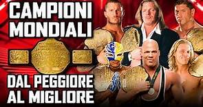 Tutti i campioni mondiali dei pesi massimi WWE dal PEGGIORE al MIGLIORE