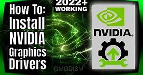 How to Properly Install NVIDIA Drivers - Manual Install Explained | Windows 10 (2023 Working)