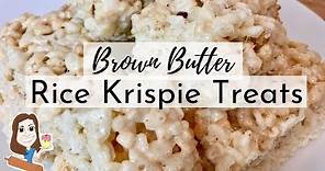 Brown Butter Rice Krispie Treats