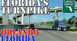 Florida's Turnpike - Orlando to Ocala - Florida - 4K Highway Drive