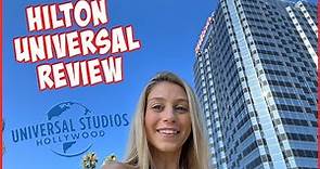 Hilton Universal City Hotel Los Angeles Resort & Room Tour - Closest to Universal Studios Hollywood!
