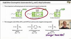 Alkyl Sulfonates: Preparation and Reactions