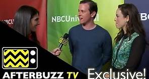 Michael Mosley & Jessica McNamee of USA's Sirens @ NBC Universal's Winter Press Tour | AfterBuzz TV