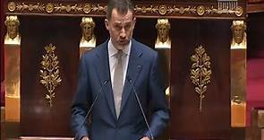 Rey Felipe VI habla en francés en la Asamblea Francesa