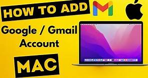 How to Add Google Account in Mac