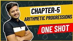 Arithmetic Progression |2023-24| Class 10 Maths Chp- 5| One Shot Arithmetic Progression |Deepak sir