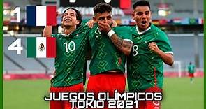 México 4-1 Francia | Olimpiadas Tokio 2021 | Resumen y Goles •