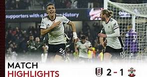 Fulham 2-1 Southampton | Premier League Highlights | Palhinha Header Ends 2022 With A Bang! 💥