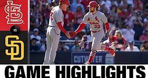 Cardinals vs. Padres Game Highlights (9/22/22) | MLB Highlights