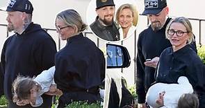 Cameron Diaz and Benji Madden spotted on rare family outing with daughter Raddix, 3