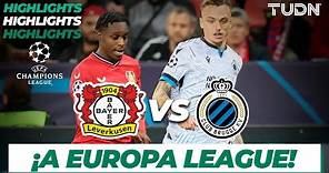 Highlights | Leverkusen vs Club Brujas | UEFA Champions League 22/23-J6 | TUDN