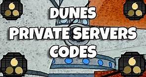 20 Private Server Codes For Dunes | Shindo Life