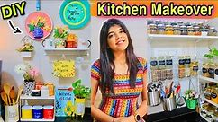 *DIY* Kitchen Makeover | Rental Friendly | With lots of DIY & Storage IDEAS | Complete Kitchen Tour