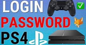 How To Setup Login Password For PS4 Account