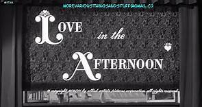 Love in the Afternoon (with Trivia) Gary Cooper, Audrey Hepburn, Maurice Chevalier 1957 B&W
