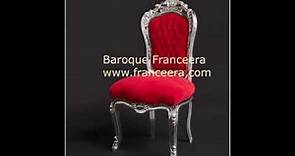 French Rococo Baroque style Chairs...Furniture linked to that of King Louis XIV of France