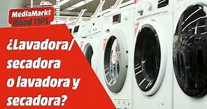 ¿Lavadora secadora o lavadora y secadora? ¿Qué es mejor?