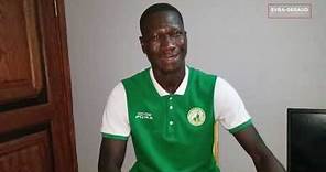 "Mon ambition cette saison: Être champion du Cameroun." Kaiba Djawal (19ans), Milieu CotonSport FC