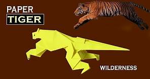 How to make a paper Tiger - Origami Wilderness (Tutorial)